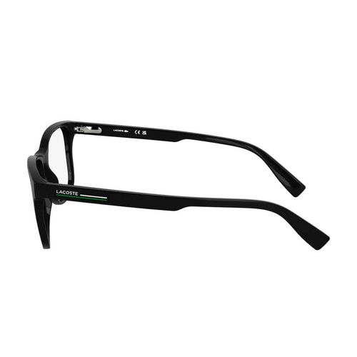 Lentes oftálmicos Lacoste para caballero rectangular negro l2979
