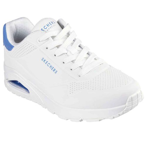 Tenis urbano Skechers blanco para caballero 183004WBL
