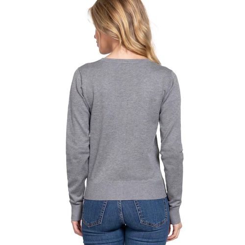Suéter Active Usa gris para dama SW13661