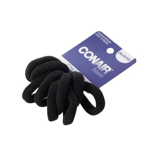 Ligas elásticas  Conair 10 piezas negro 80088smx