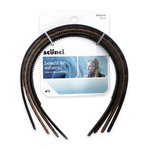 Diademas Scunci para cabello multicolor 36966swmx