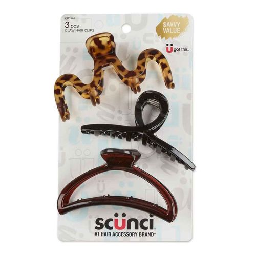 Set de pinzas Scunci para cabello multicolor 60149smx
