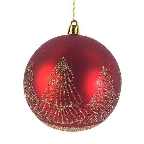 Esfera navideña Santini Christmas 4 pzas 130-2501922