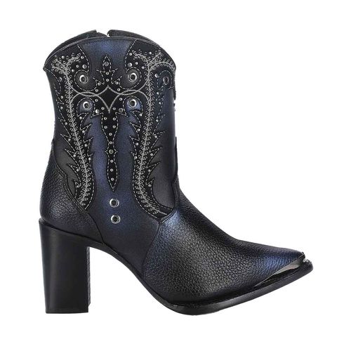 Bota vaquera Cuadra negro para dama 4I15RS
