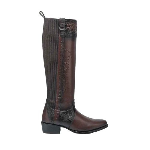 Bota vaquera Cuadra moka para dama 4X01RS