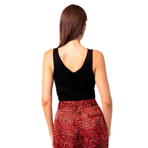 Blusa Stop negro para dama 27895