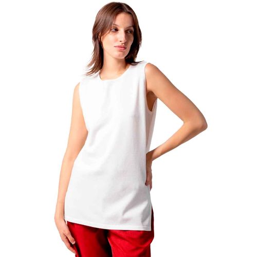 Blusa Stop blanco para dama 27877