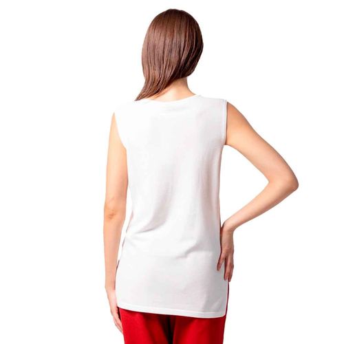 Blusa Stop blanco para dama 27877