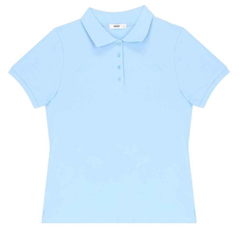Playera tipo polo Austin azul para dama AC73391