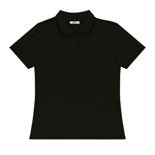 Playera tipo polo Austin negro para dama AC73391