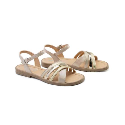 Sandalia casual Yuyin dorado para joven 25192