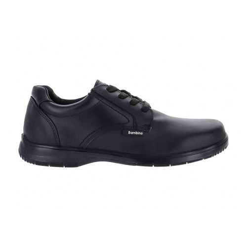 Zapato escolar Bambino Kids negro para joven BA6503