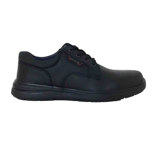 Zapato escolar Yuyin negro para niño 24310