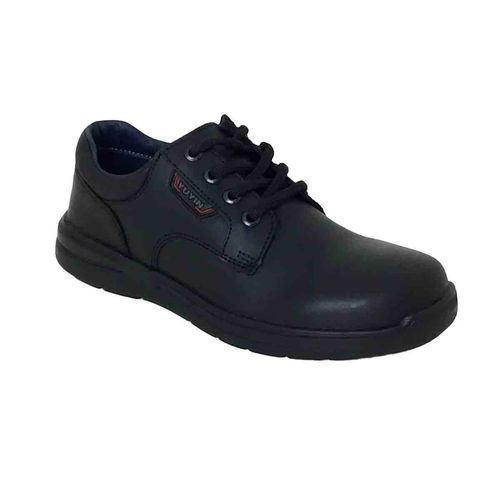 Zapato escolar Yuyin negro para niño 24310
