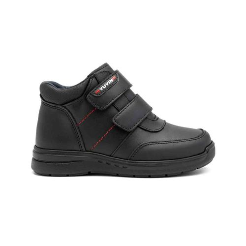 Zapato escolar Yuyin negro para niño 24352