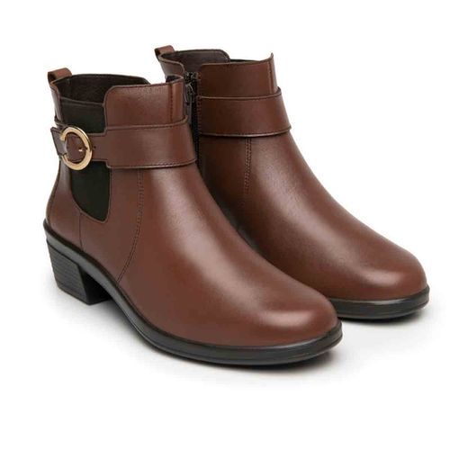 Botin casual Flexi Tan para dama 130008