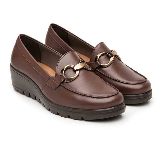 Zapato confort Flexi café para dama 104830