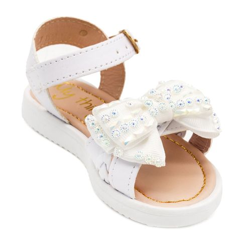 Sandalia casual My Things blanco para niña 1517