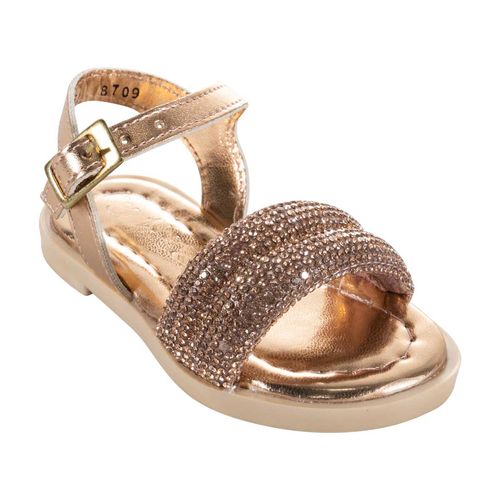 Sandalia casual My Things oro rosa para niña 450-52