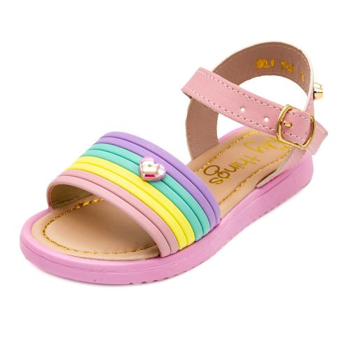 Sandalia casual My Things rosa para niña 1526
