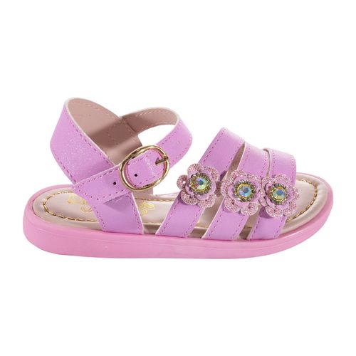 Sandalia casual My Things rosa para joven 7009