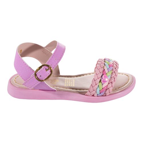 Sandalia casual My Things rosa para joven 7001