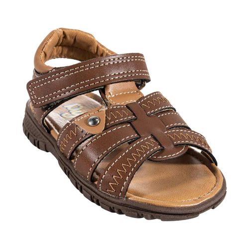Sandalia casual My Things café para niño 717-02