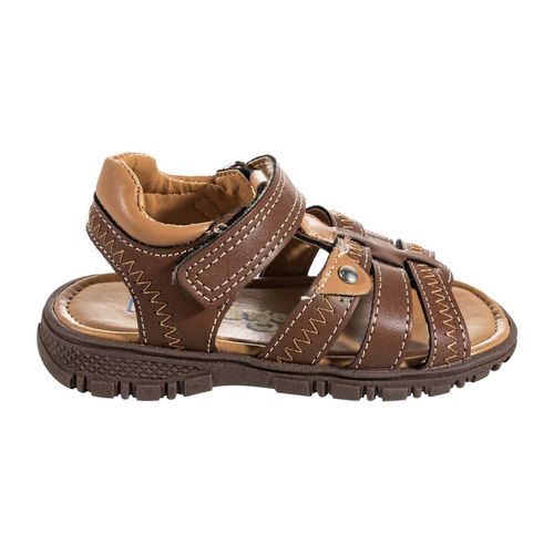 Sandalia casual My Things café para niño 717-02