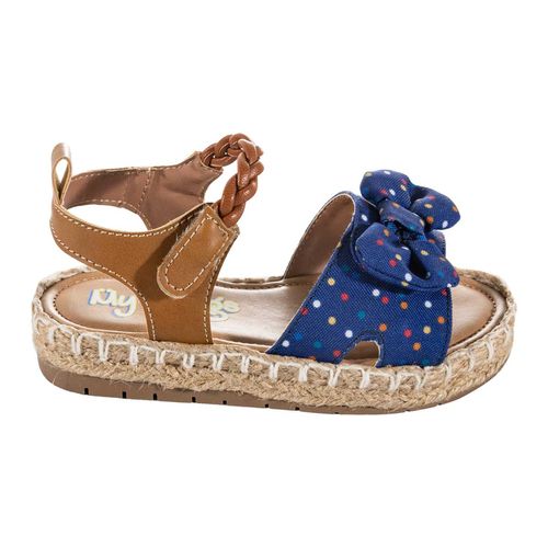 Sandalia casual My Things camel para niña 704-11