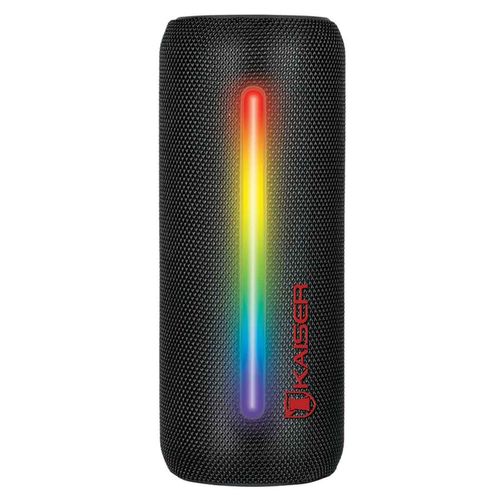 Bocina portátil Kaiser con luz led negro ksw-2009bk