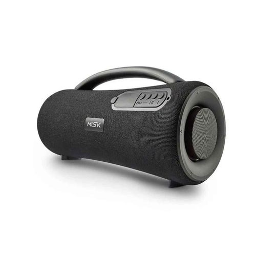 Bocina portátil Misik super bazooka negro ms257