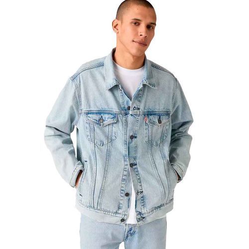 Chamarra de mezclilla Levis azul para caballero A5782-0078