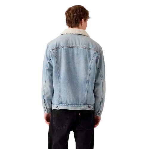 Chamarra de mezclilla Levis azul para caballero A5784-0026