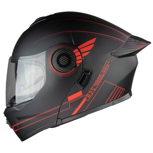 Casco abatible BDS negro extragrande blitz