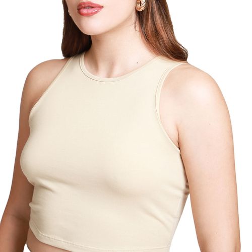 Blusa Lob café para dama DBTO0559