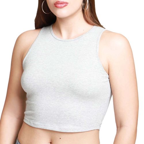 Blusa Lob gris para dama DBTO0563