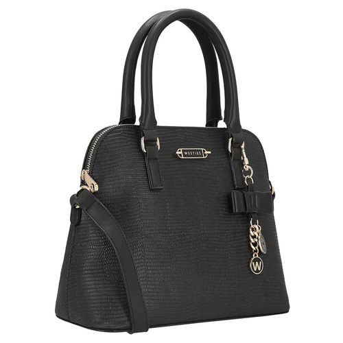 Bolso satchel Westies para dama negro hbmerope2we