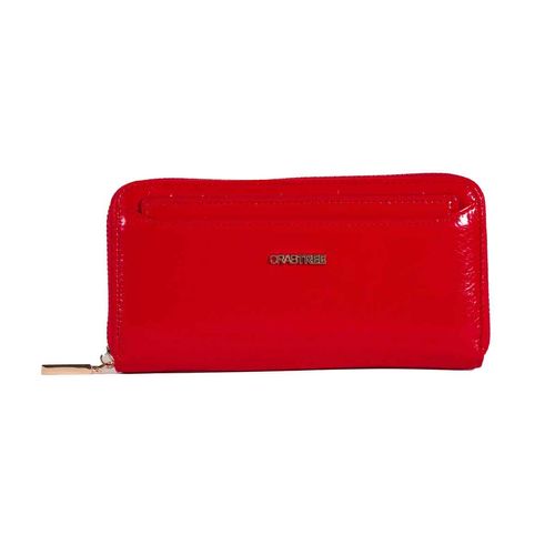 Cartera casual Crabtree para dama rojo e3724