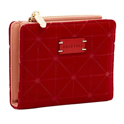 Cartera casual Crabtree para dama rojo e3756