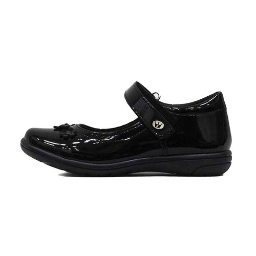 Zapato escolar Jakuna negro para niña 24359