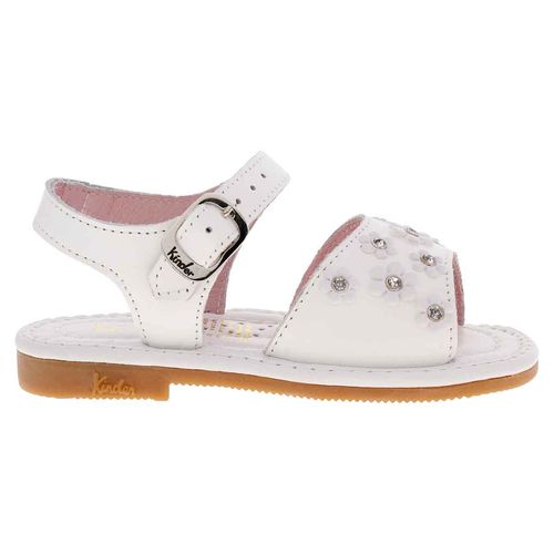 Sandalia Kinder blanco para niña 6631
