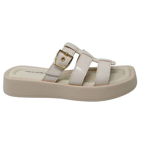 Sandalia con plataforma Piccadilly blanco para dama 223060