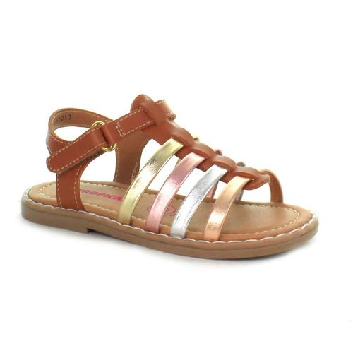 Sandalia Tropicana camel para niña TR490013ST