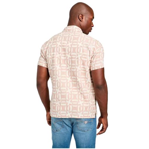 Camisa Guess multicolor para caballero M5BH61W2150-FNG