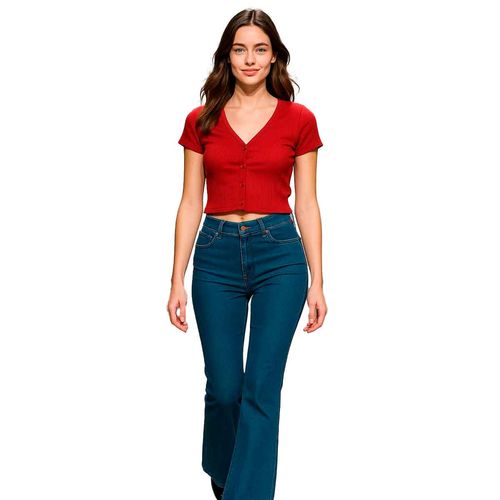 Blusa Mako & Co rojo para dama MKMB0096