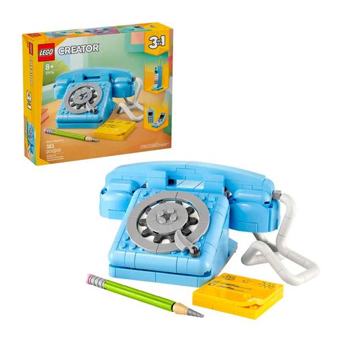 Armable Lego teléfono retro 31174