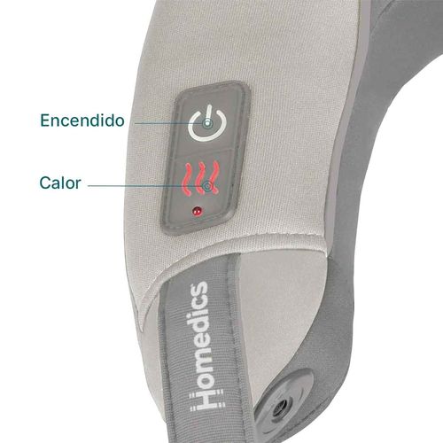 Masajeador de cuello Homedics con vibración y calor blanco nmsq-217hj-tn