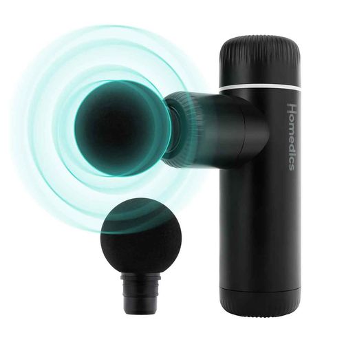 Pistola de masajes Homedics con cabezal negro hhg-300