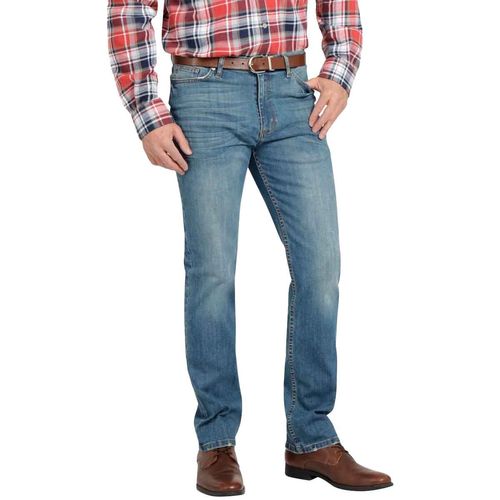 Pantalón de mezclilla Lee azul para caballero 112374785