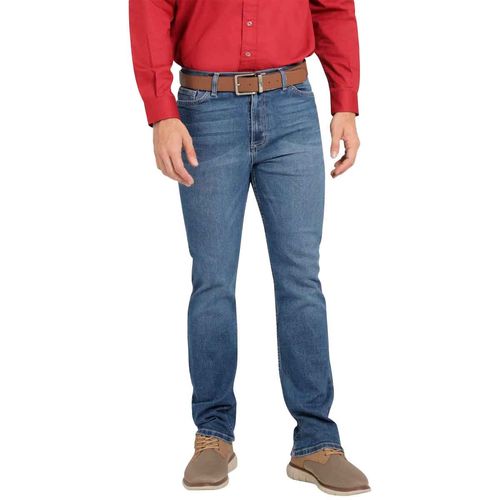 Pantalón de mezclilla Lee azul para caballero 112374787